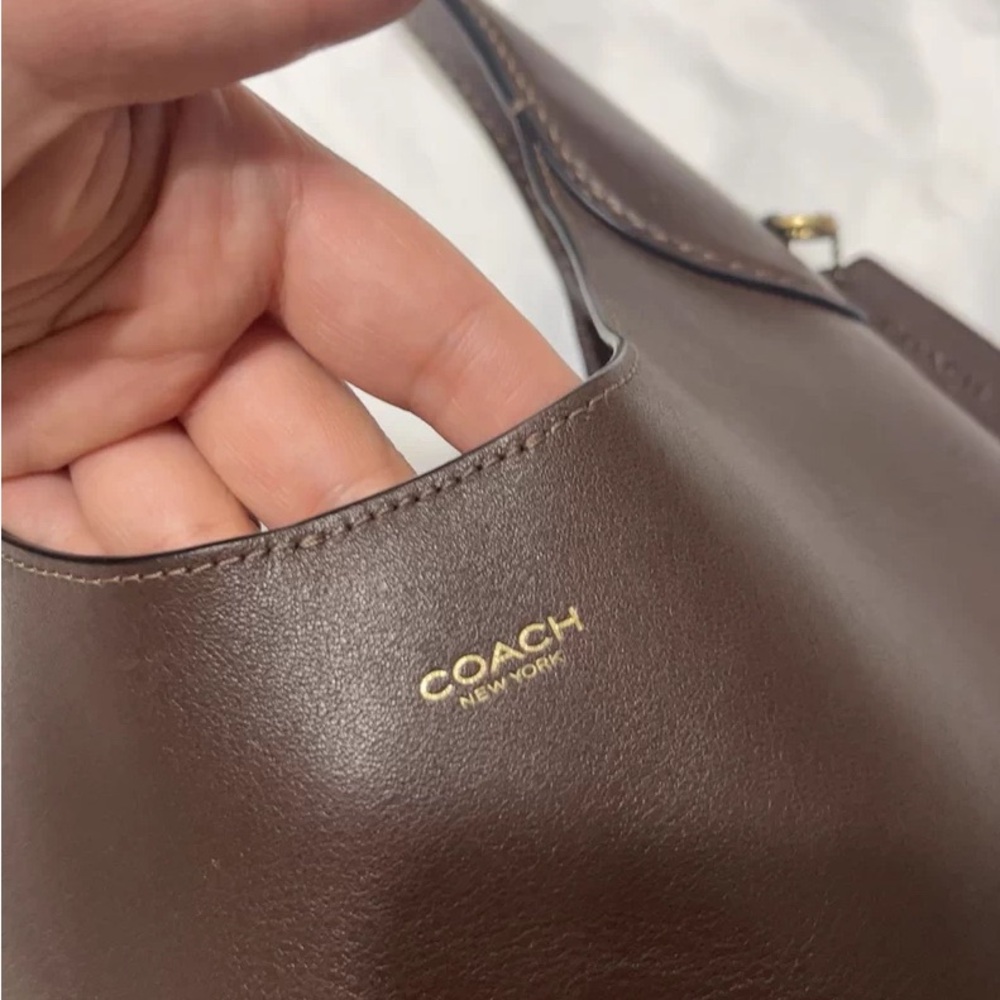 Coach Shoulder Bag Brooklyn 28 Maple - Picture 2 of 6